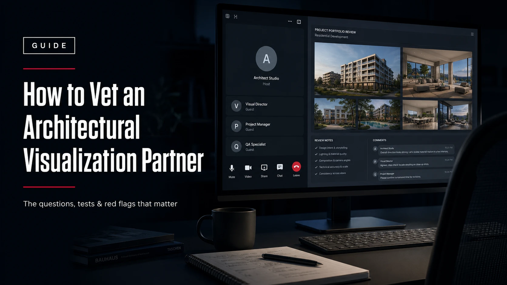 How to vet an architectural visualization partner, 2026