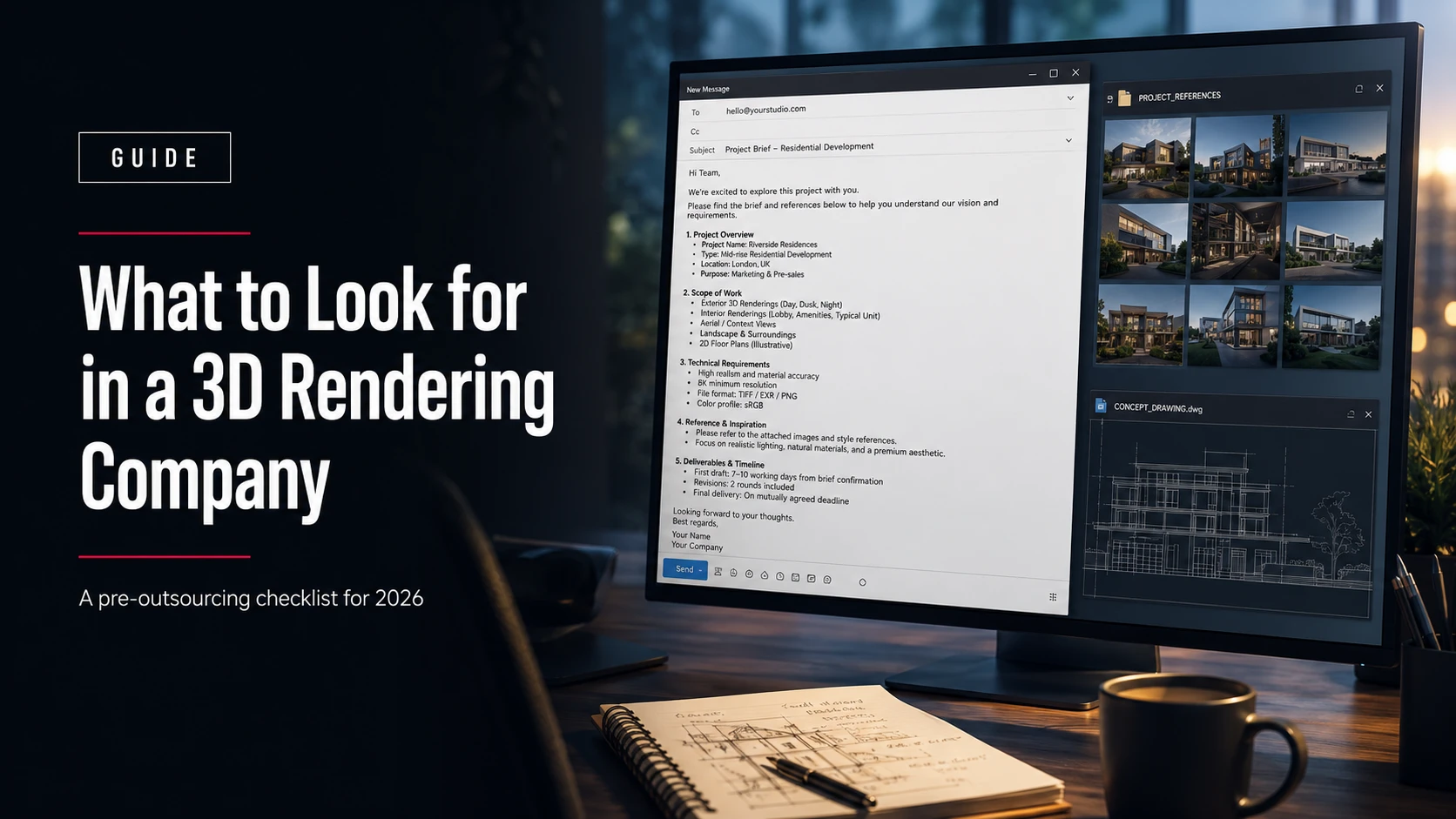What to look for in a 3D rendering company, 2026 checklist