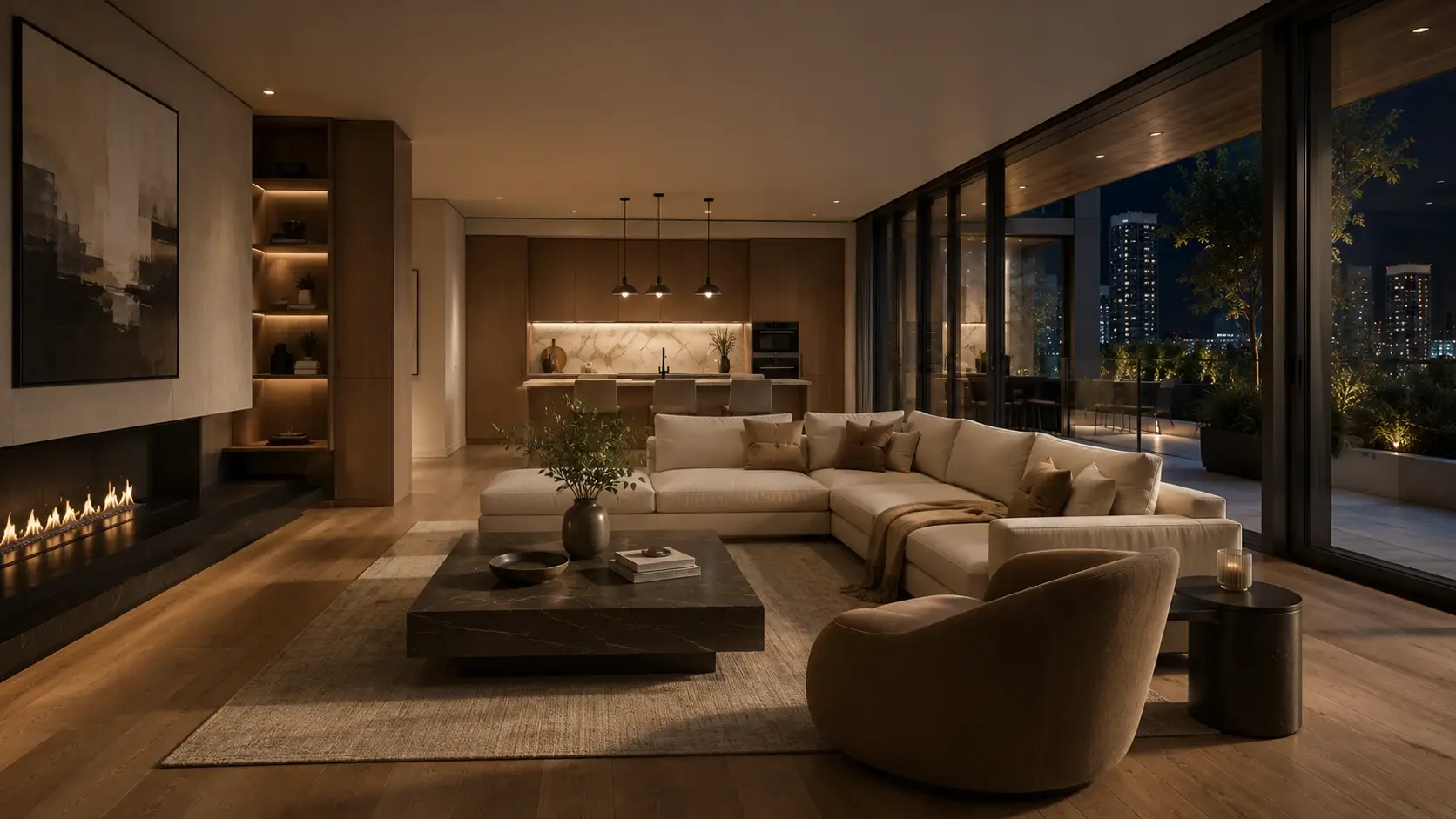 Interior rendering example used when vetting architectural rendering companies